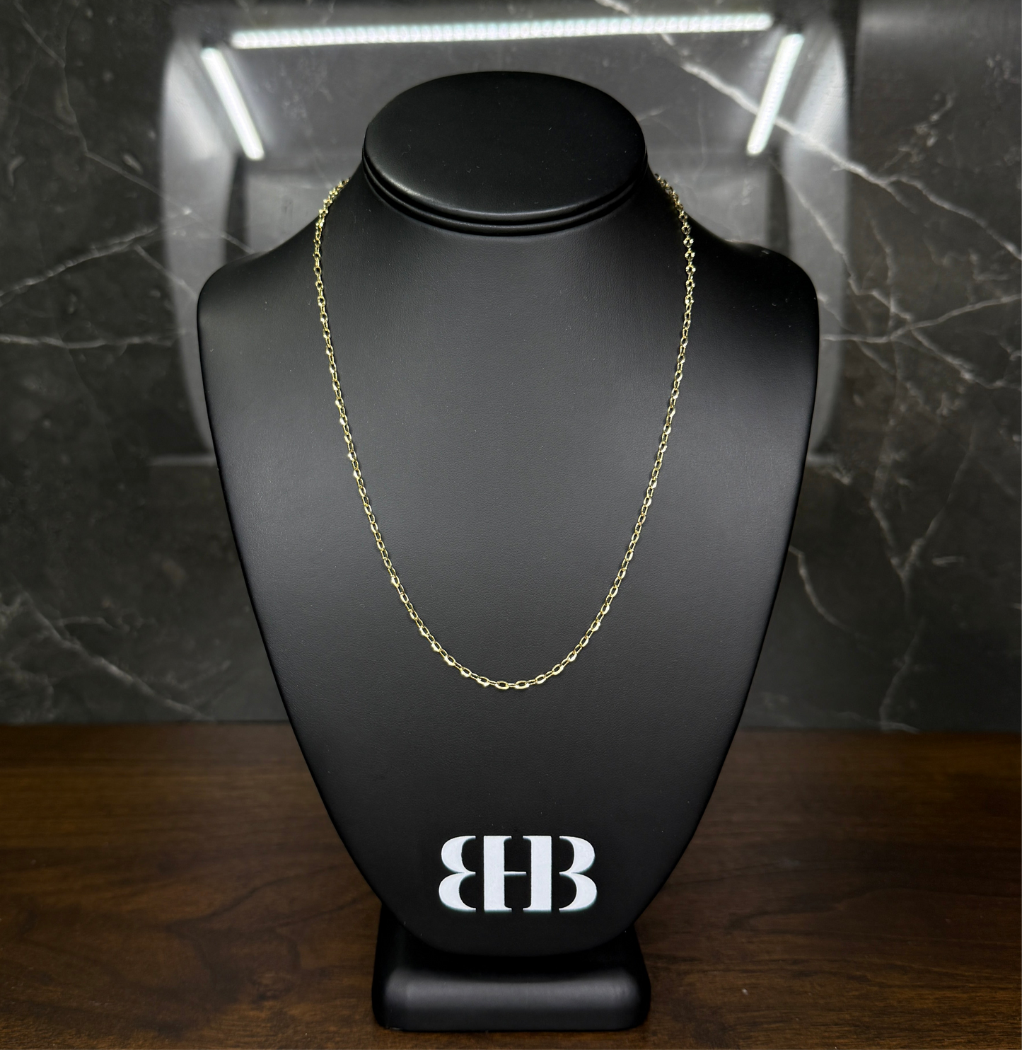 Curb Diamond Cut Link 2 mm 14 KT (4.13 Gr.)